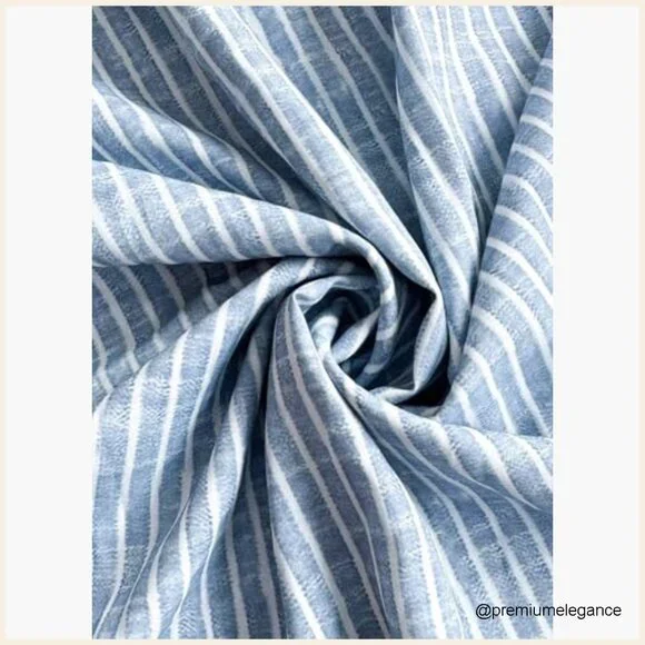 Maxi Dress with Pockets, 3/4 Sleeve, Loose Fit, Tiered Skirt, V-Neck - Picture 6 of 7